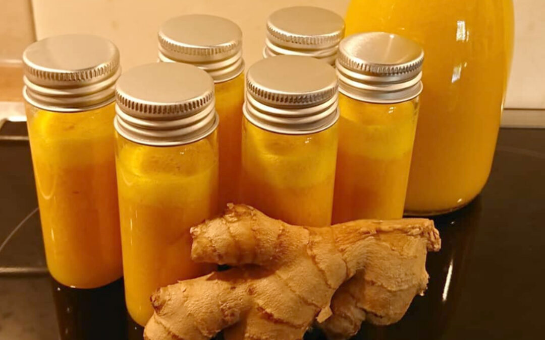 Ingwer-Kurkuma-Shot selbst herstellen