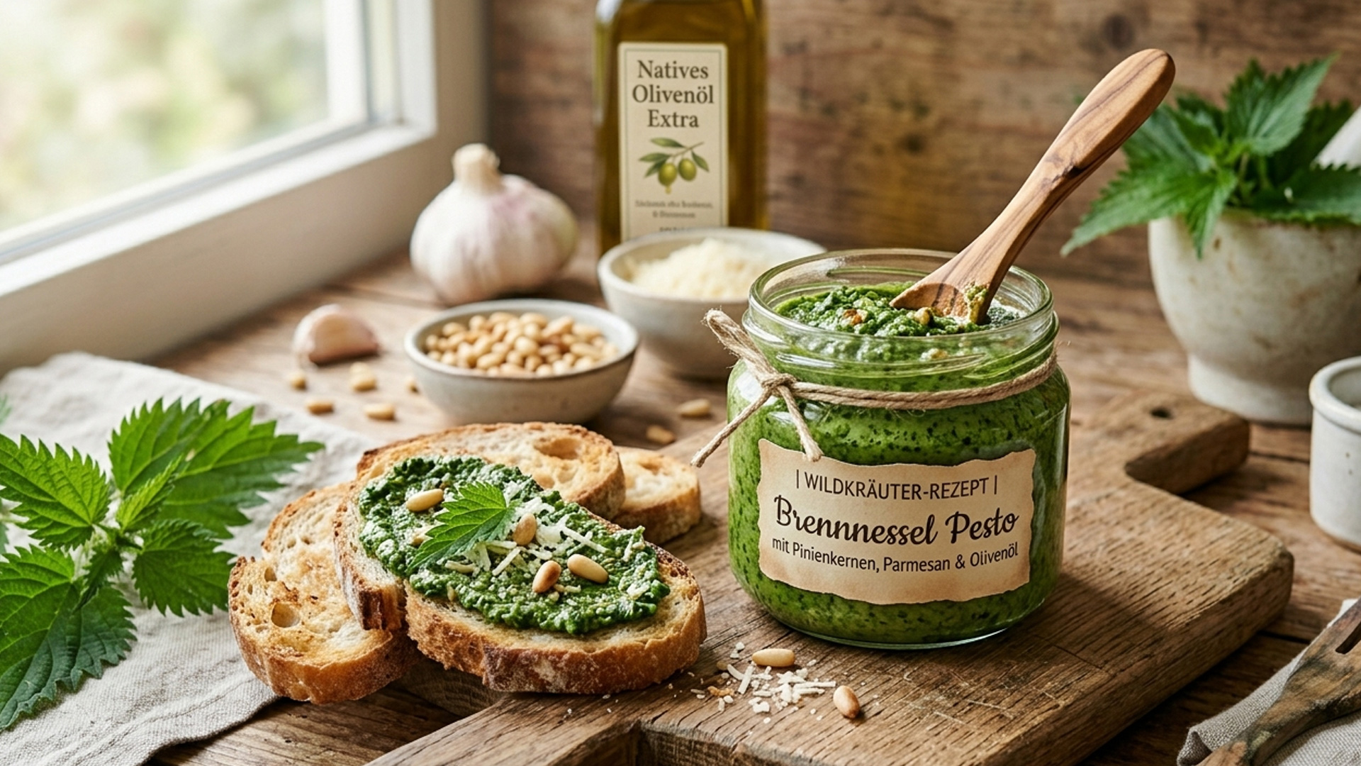 Brennnessel-Pesto Brennnessel-Pesto